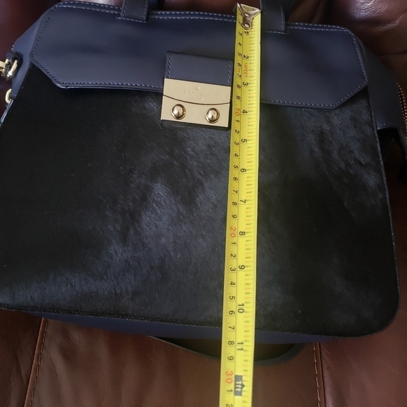 3X HP. Kate Spade Adriana Alice Street Leather And Calf Hair Satchel - Picture 12 of 16